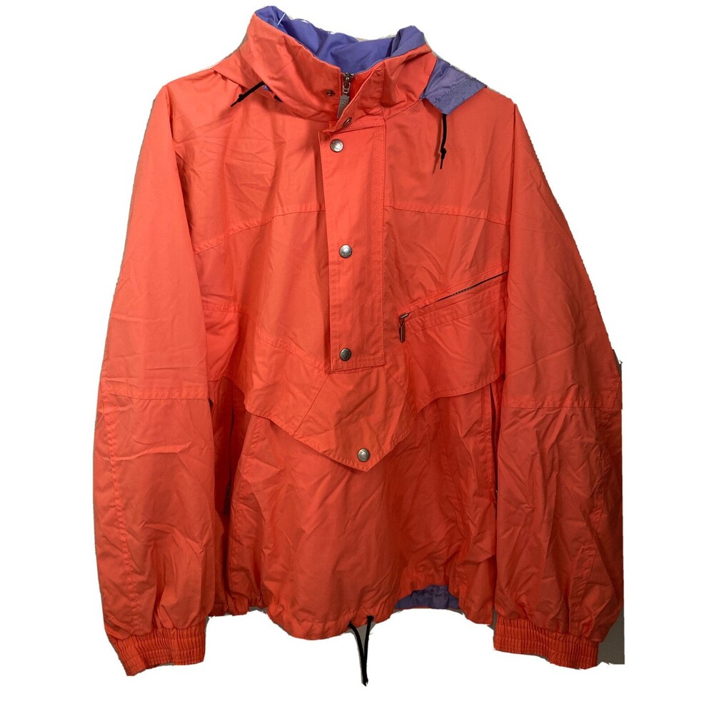 Vintage Killy France Men's Orange Ski Jacket Size Medium